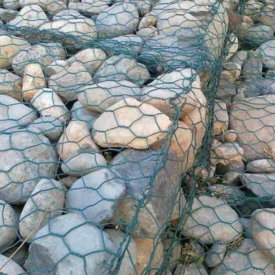 pvc coated hot dip galvanized gabion box gabion basket 2.7mm - 3.7mm China factory