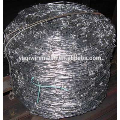 Good supplier supply 12#*14# Barbed Wire used for prison fence