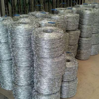 bright electro 16#x16# 14 gauge galvanized barbed wire to south america market